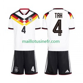 Maillot de Foot Allemagne Jonathan Tah 4 World Cup Domicile 2026 - Enfant
